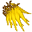 Icon of Yellow Elegant Deity Wings
