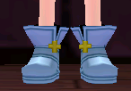 Equipped Cross Empire Boots (F) (Default) viewed from the front
