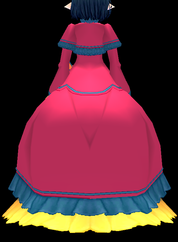 Equipped Beatrice Outfit (F) viewed from the back