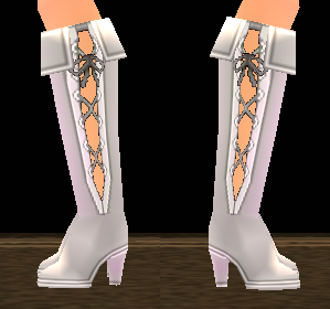Equipped Eluned Starlet Circle Boots (M) viewed from the side