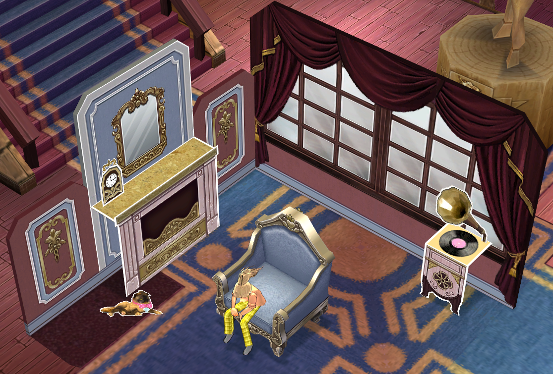 Seated preview of Mansion Parlor Studio Set